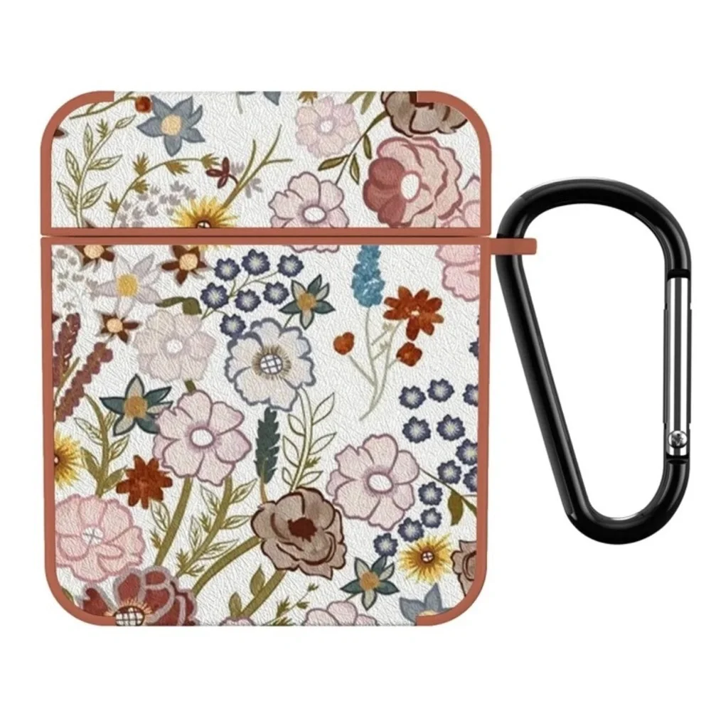 Fresh‎ Flowers PU LeatherCase For AirPods